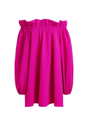 Essentiel Antwerp ruffled-neck mini dress - Pink