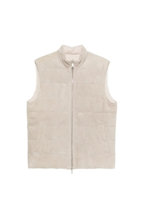 Eleventy reversible zip waistcoat - Neutrals