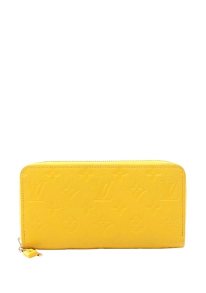 Louis Vuitton Pre-Owned 2021-2026 Monogram Empreinte Zippy long wallets - Yellow
