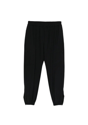 Eleventy Coulisse cargo track pants - Black