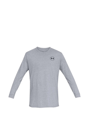 Under Armour logo-print long-sleeve T-shirt - Grey