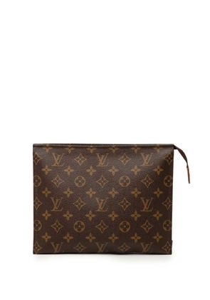 Louis Vuitton Pre-Owned 1988 Monogram Toiletry Pouch 26 clutch bag - Brown