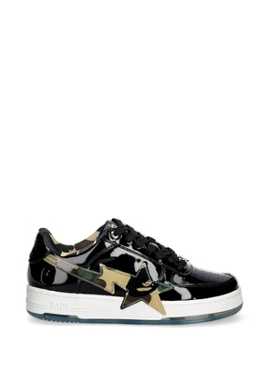 A BATHING APE® camouflage-pattern sneakers - Black