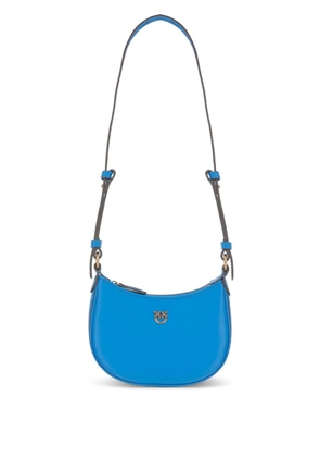 PINKO Half Moon leather shoulder bag - Blue
