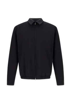 Herno zip-up shirt jacket - Black