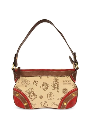 Loewe Pre-Owned 2006 logo canvas handbag - Neutrals