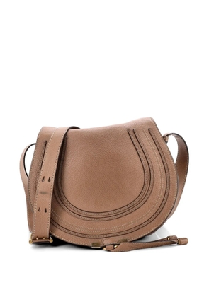 Chloé Pre-Owned Marcie Leather Medium crossbody bag - Brown