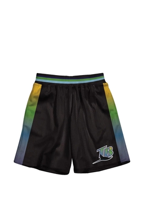 Mitchell & Ness elasticated-waistband track shorts - Black