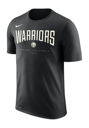 Nike x NBA Golden State Warriors round-neck T-shirt - Black