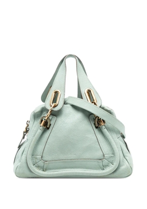 Chloé Pre-Owned 2014 Small Leather Paraty satchel - Green