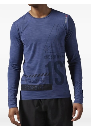 Reebok long sleeve running T-shirt - Blue