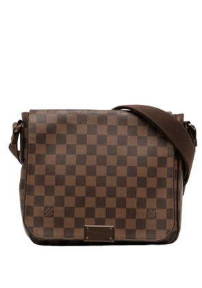 Louis Vuitton Pre-Owned 2016 Damier Ebene District PM crossbody bag - Brown