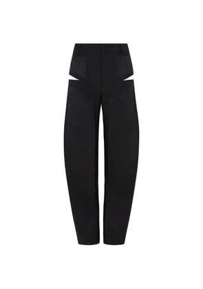 Violante Nessi Battiato cut-out trousers - Black