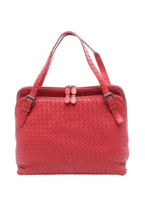 Bottega Veneta Pre-Owned 2012-2026 Leather Intrecciato handbag - Red