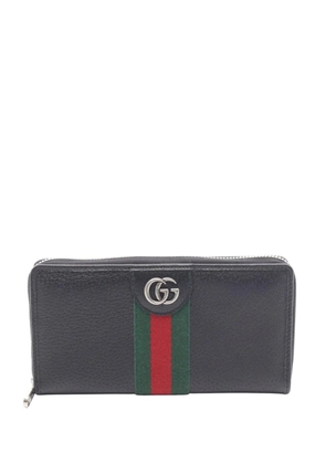 Gucci Pre-Owned 2016-2026 Calfskin Ophidia Wallet long wallets - Black
