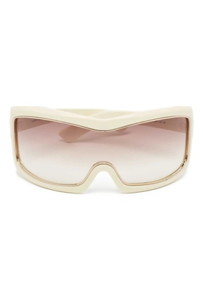 Tom Ford Pre-Owned shield gradient sunglasses - Neutrals