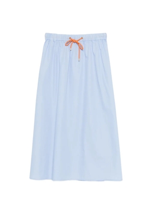 Le Sarte Pettegole drawstring midi skirt - Blue