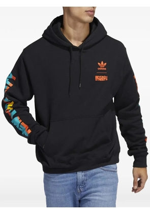 adidas x Beyond The Streets logo-detail hoodie - Black