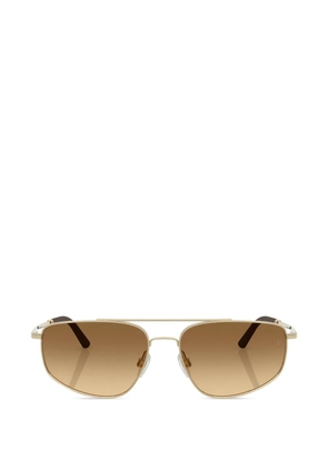 Oliver Peoples pilot-frame sunglasses - Gold