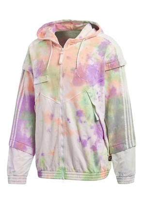 adidas x Pharrell Williams Hu Holi tie-dye windbreaker jacket - Neutrals