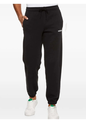adidas Essentials 3 Stripes fleece track pants - Black