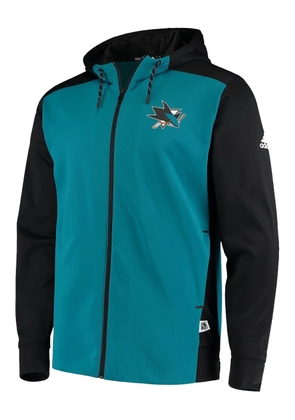 adidas San Jose Sharks zip-fastening hoodie - Blue