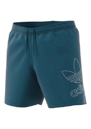 adidas logo-detail shorts - Blue