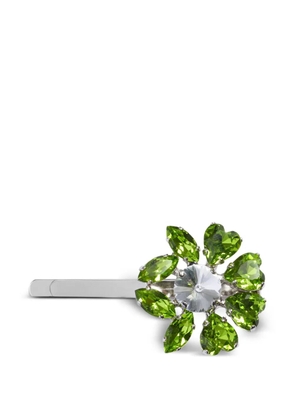 Simone Rocha Mini Heartbloom hair clip - Silver