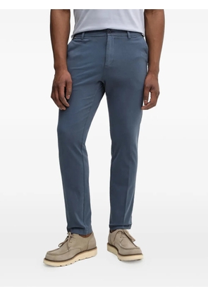 BOSS straight-fit cotton trousers - Blue