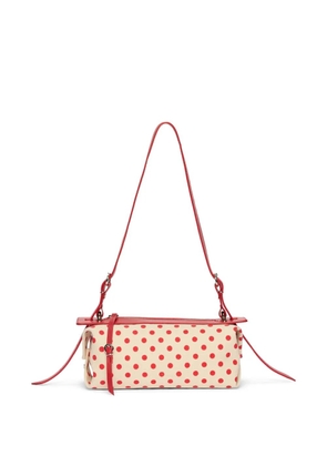 MSGM polka dot shoulder bag - Neutrals