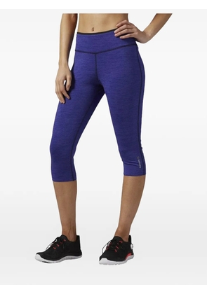 Reebok reversible logo-detail leggings - Purple