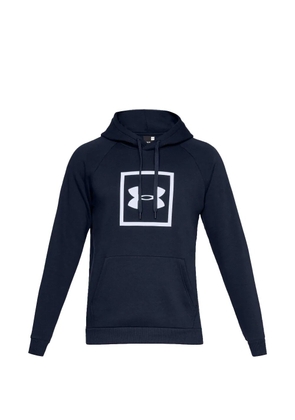 Under Armour Rival box-logo fleece hoodie - Blue