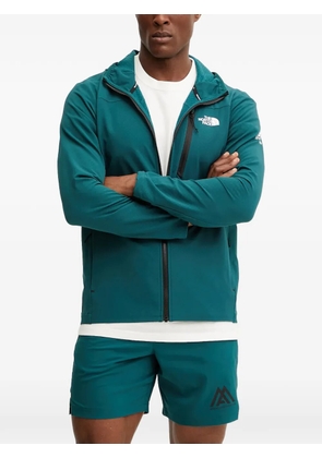 The North Face logo-print performance jacket - Green