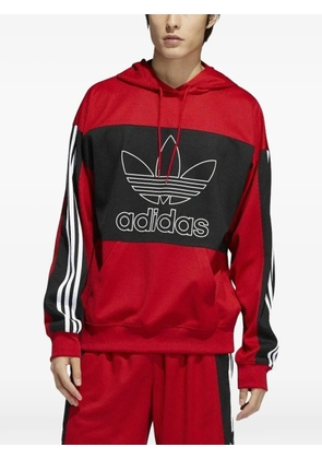 adidas logo hoodie - Red