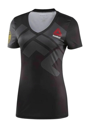 Reebok V-neck T-shirt - Black