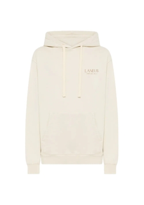 Laneus print hooded sweatshirt - Neutrals