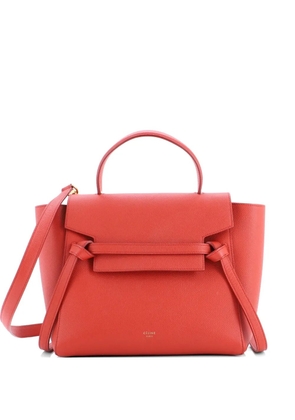 Celine Pre-Owned Belt Bag Textured Leather Micro satchel