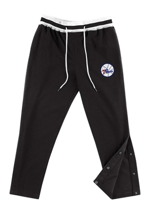 Mitchell & Ness Philadelphia 76ers reversed fleece tearaway track pants - Black