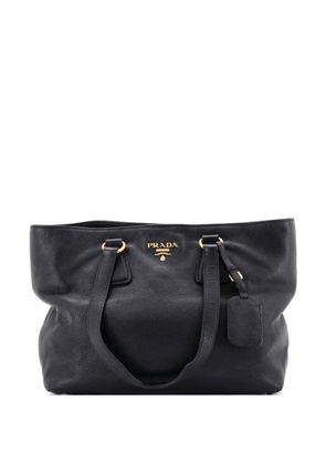 Prada Pre-Owned Convertible Shopper Vitello Daino Large tote bag - Black