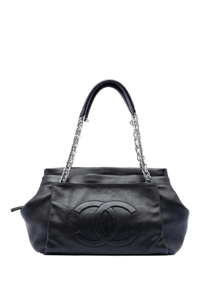 CHANEL Pre-Owned 2008-2009 CC Caviar Tuck tote bag - Black