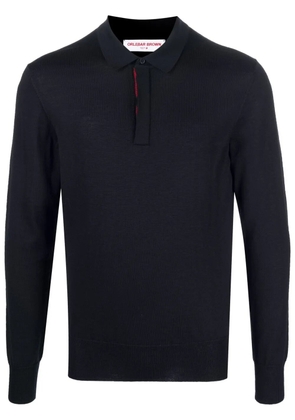 Orlebar Brown long-sleeve polo shirt - Blue