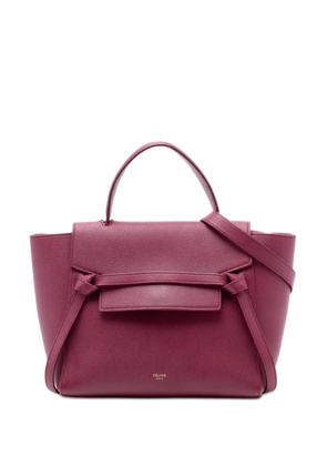 Celine Pre-Owned 2017 Micro Grained Calfskin Belt Bag satchel - Red