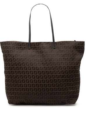Fendi Pre-Owned 2000-2010 Zucchino Canvas tote bag - Brown