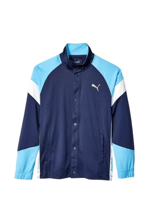 PUMA logo-detail buttoned shirt - Blue
