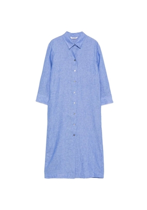 Caliban buttoned shirt mini dress - Blue