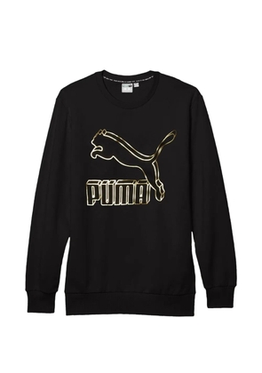 PUMA logo-print crew-neck sweatshirt - Black