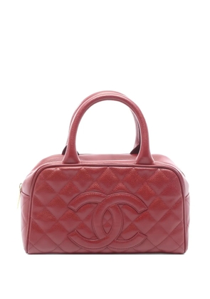 CHANEL Pre-Owned 2003 mini Matelassé tote bag - Red