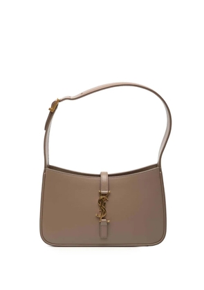 Saint Laurent Pre-Owned 2022 Smooth Calfskin Le 5 a 7 shoulder bag - Brown