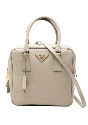 Prada Pre-Owned 2010-2026 Saffiano Lux satchel - Brown