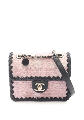 CHANEL Pre-Owned 2021-2026 Mini CC Tweed My Own Frame Flap Bag crossbody bag - Pink